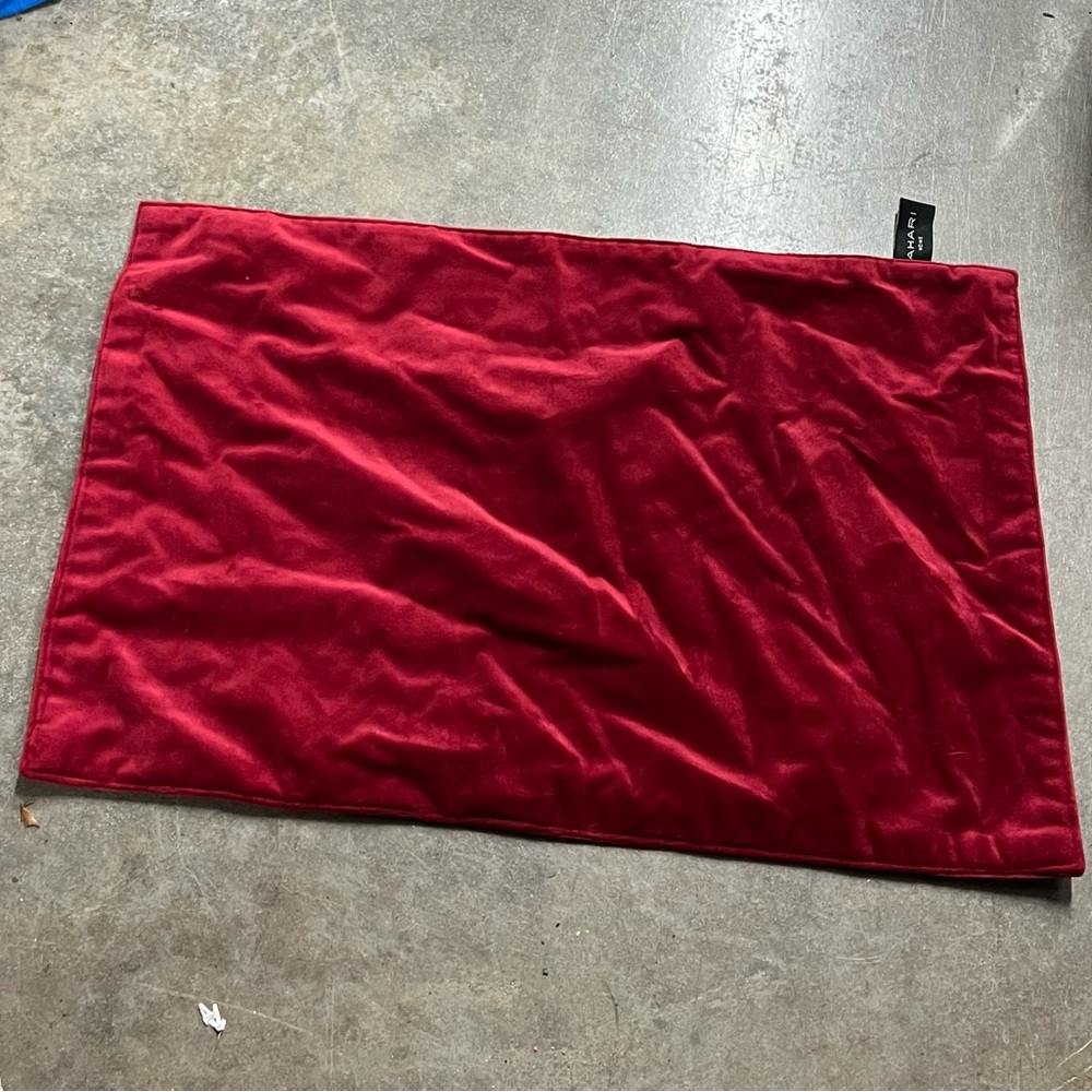 Tahari Home Burgundy Velvet Fabric